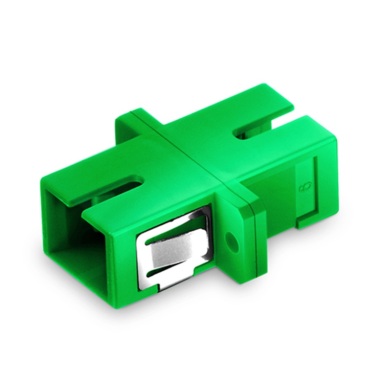 SC/APC Singlemode Simplex Fiber Adapter