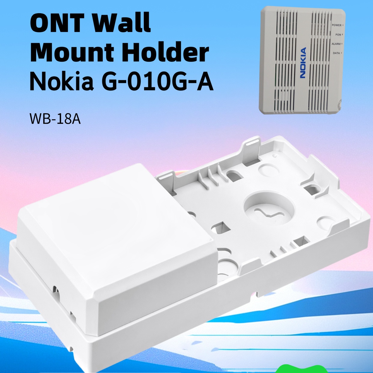 Ensuring Fiber Bending Radius Protection with Built-in Organizer Clips: The Ultimate Wall-Mount ONT Bracket Solution