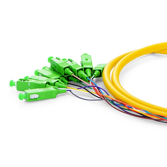 12 Core SC Fiber Optic Pigtails